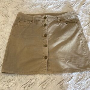 Gap Button Mini Skirt